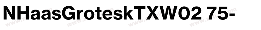 NHaasGroteskTXW02 75字体转换 NHaasGroteskTXW02 75字体转换